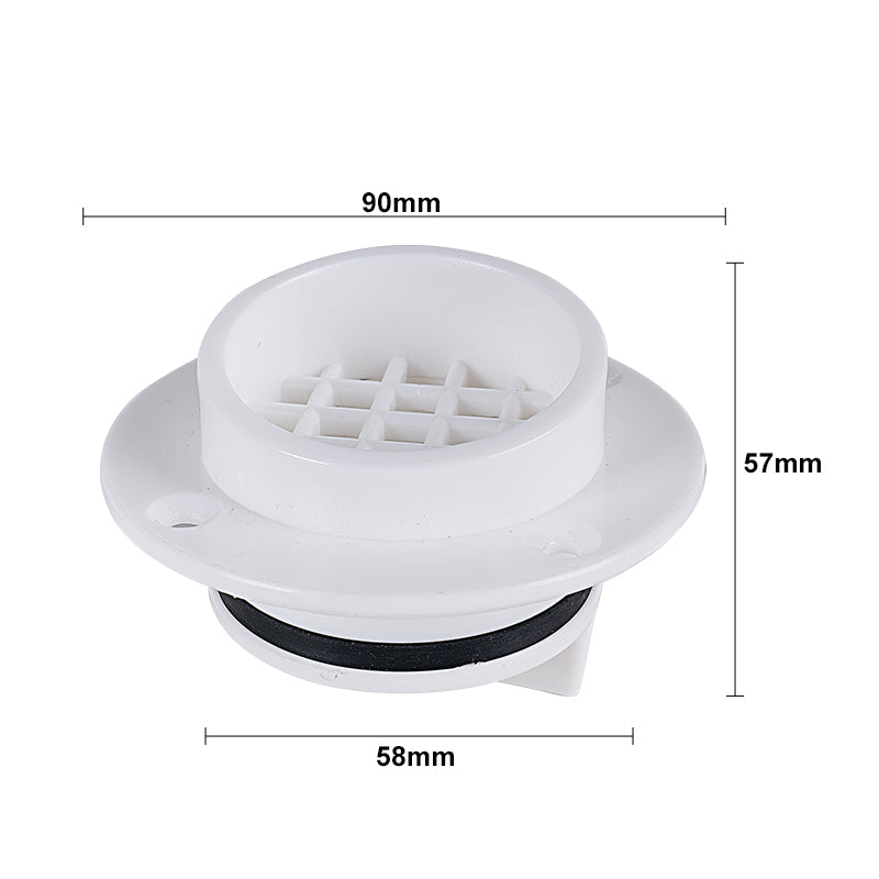 Marine Deck Drain Plug - Livewell Cockpit Threaded Drain Fitting
