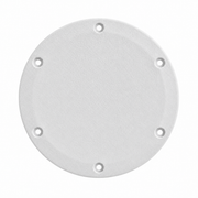 White fixed round cover - 4 inch option, single product, source-based clean main image
