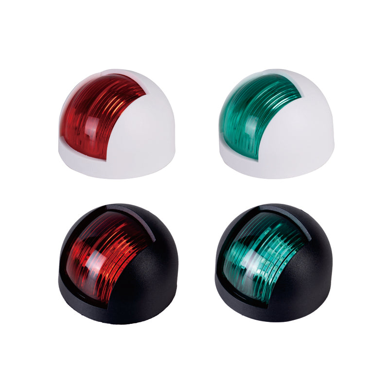 Feux de navigation bâbord et tribord – Feux de position à LED ovales pour bateaux – Universel 12 V/24 V