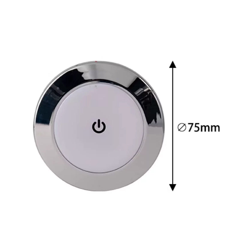 12V 24V LED Ceiling Light for RV Boat Marine – Touch Dimmer, 3W/6.5W/14W