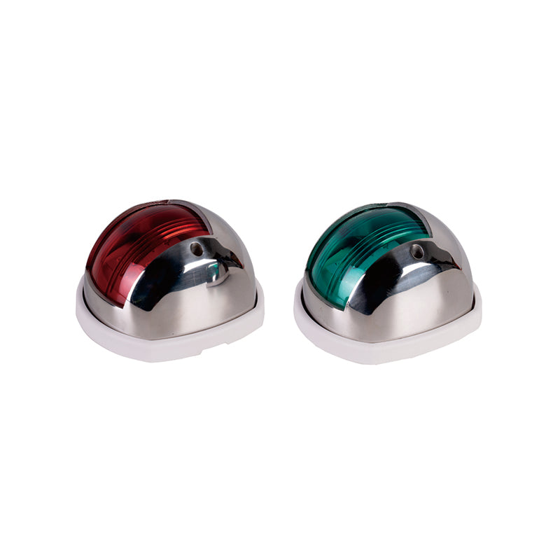 Feux de navigation bâbord et tribord – Feux de position à LED ovales pour bateaux – Universel 12 V/24 V
