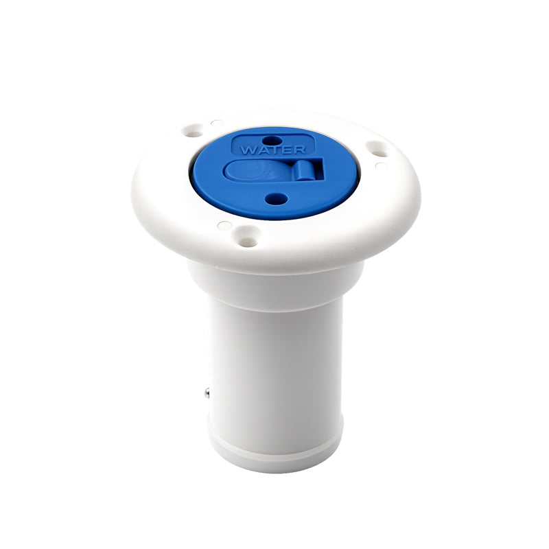 Marine Deck Fill Cap – Boat Water & Fuel Hatch Cover with Stainless Steel Chain