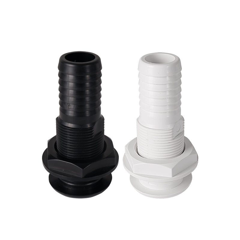 Marine Thru Hull Drain Outlet – ABS Boat Deck Drain Fitting (20mm / 25mm / 29mm)