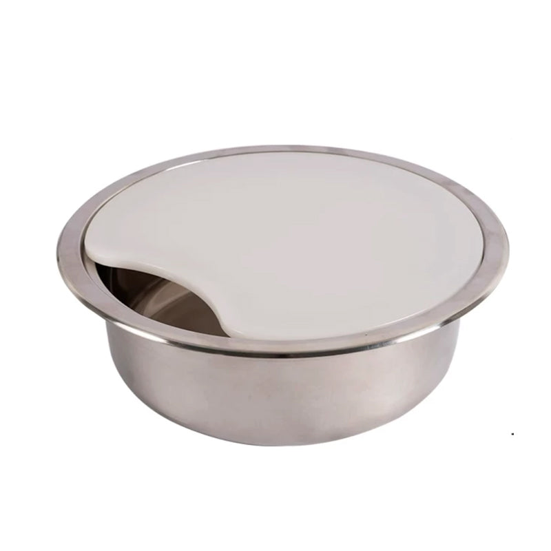 RV Stainless Steel Sink with PE Cutting Board Lid for Camper & Boat