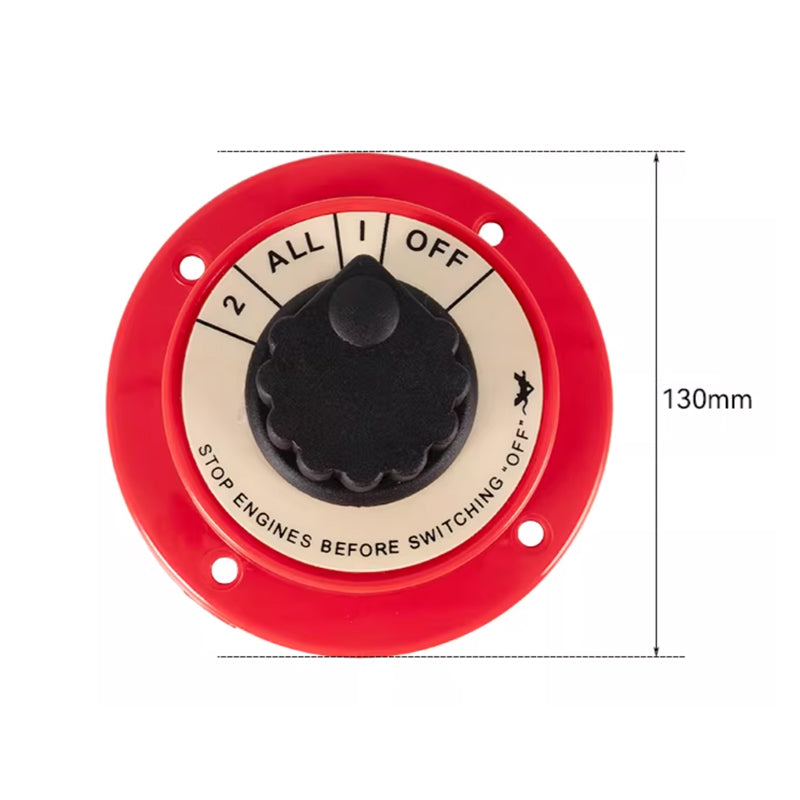4-Position Dual Battery Selector Switch