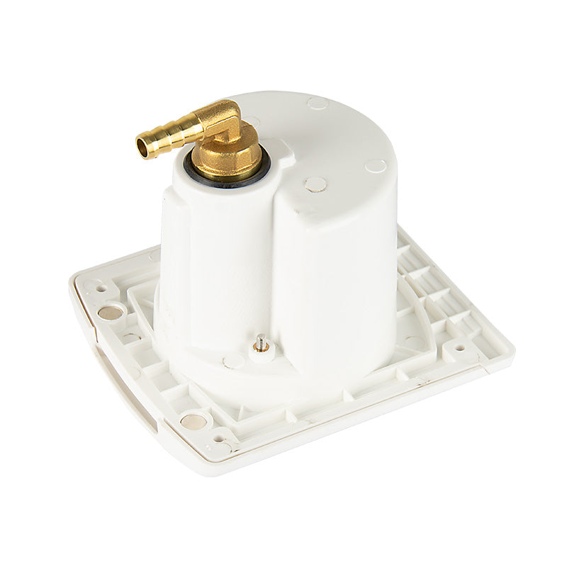 RV Gas Quick Connect Panel with Magnetic Cover & Ball Valve | 10mm Hose Barb