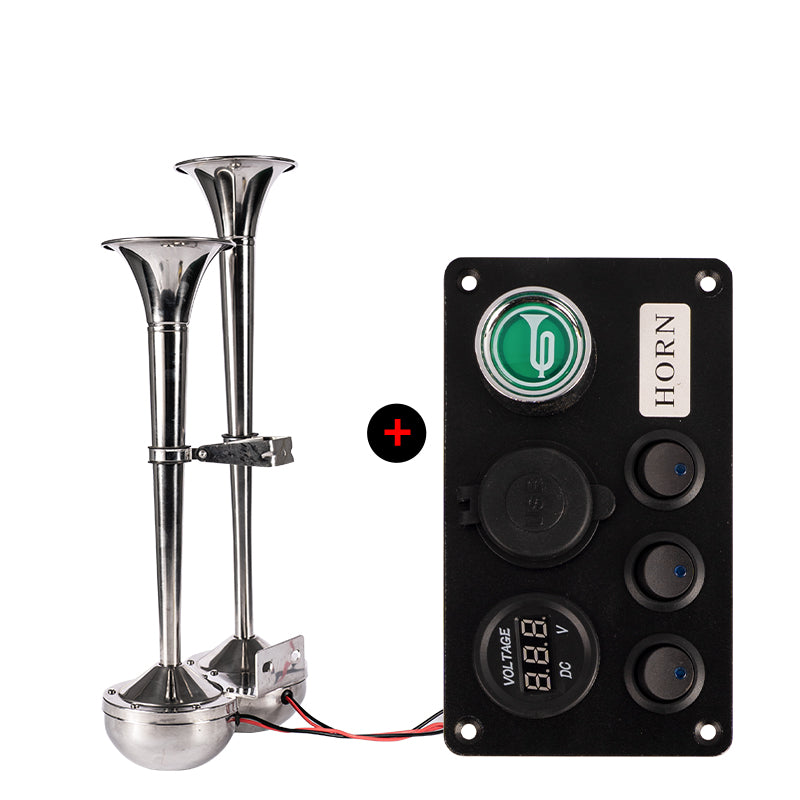 304 Stainless Steel Marine Electric Horn – Single/Dual Trumpet