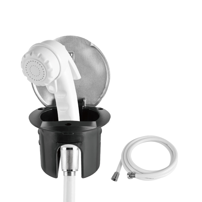Marine Boat & RV Flush-Mount Shower Kit