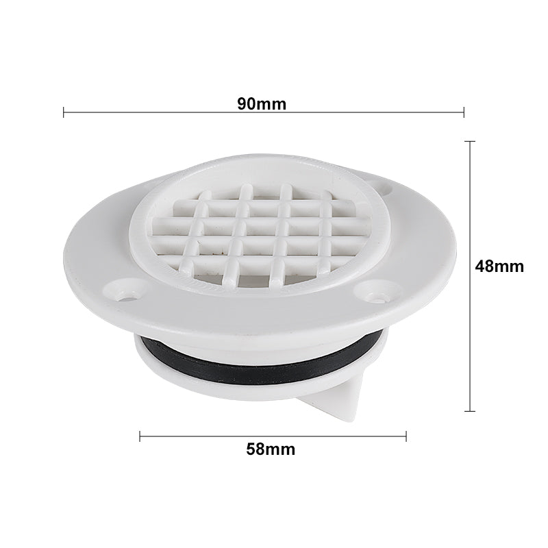 Marine Deck Drain Plug - Livewell Cockpit Threaded Drain Fitting