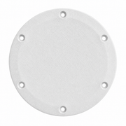 White fixed round cover - 6 inch option, single product, source-based clean main image