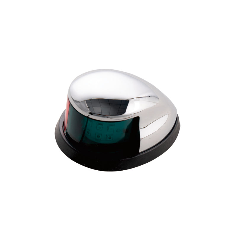 Feux de navigation bâbord et tribord – Feux de position à LED ovales pour bateaux – Universel 12 V/24 V