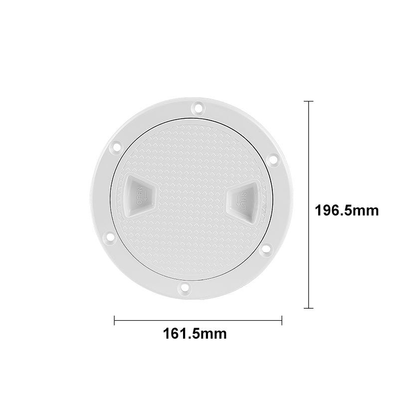 Marine Round Access Hatch with Airtight O-Ring Seal (4"/6"/8")