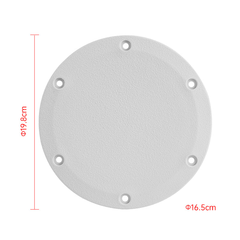 Inspektionsluke für Boote aus PP+10GF, hochbelastbare Deckplatte (4"/6")