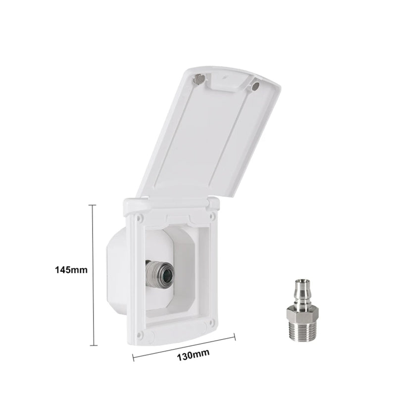 RV Quick-Connect Water Inlet & Outlet Port