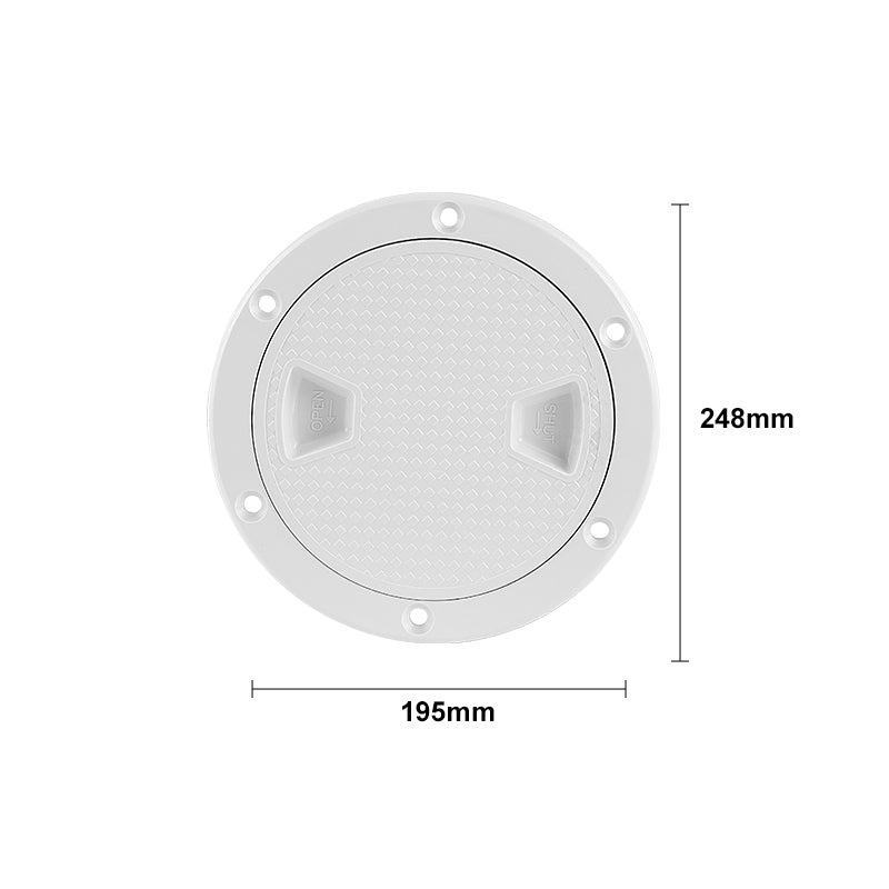 Marine Round Access Hatch with Airtight O-Ring Seal (4"/6"/8")