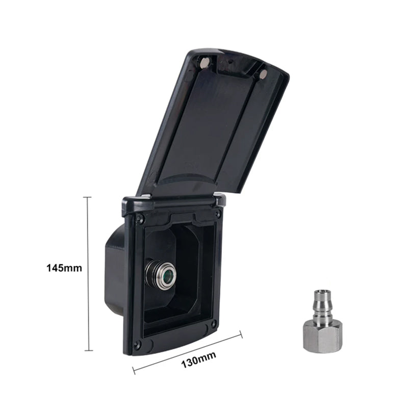 RV Quick-Connect Water Inlet & Outlet Port