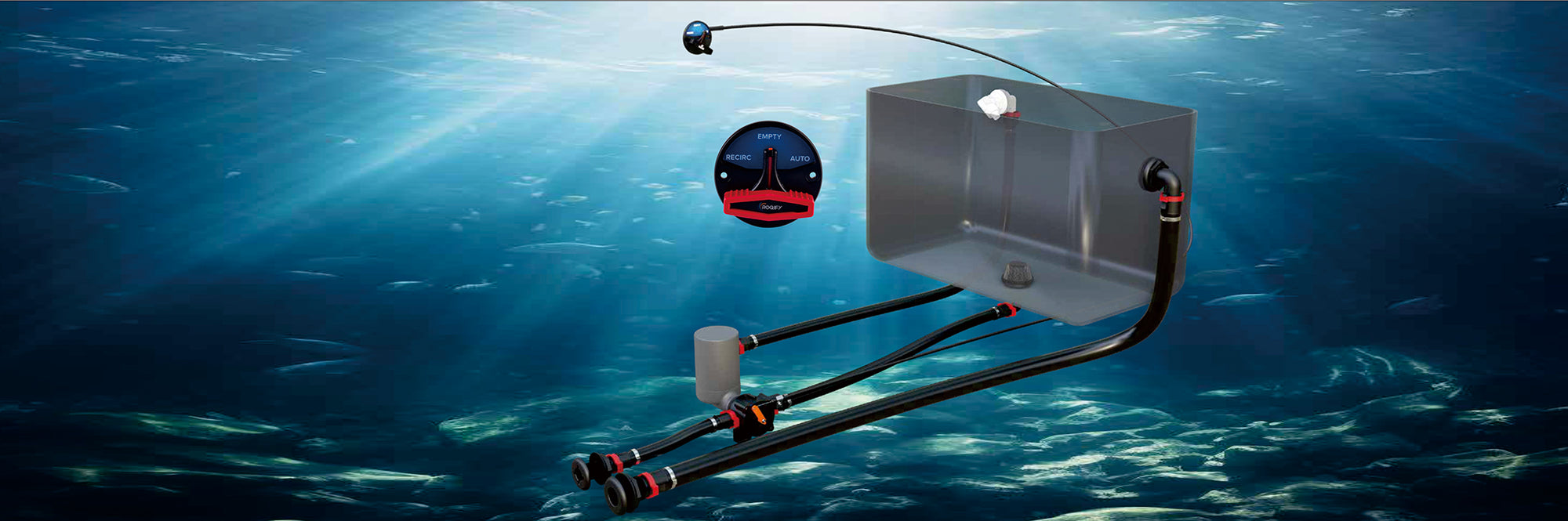 fishing boat livewell system complete baitwell aerator and plumbing kit