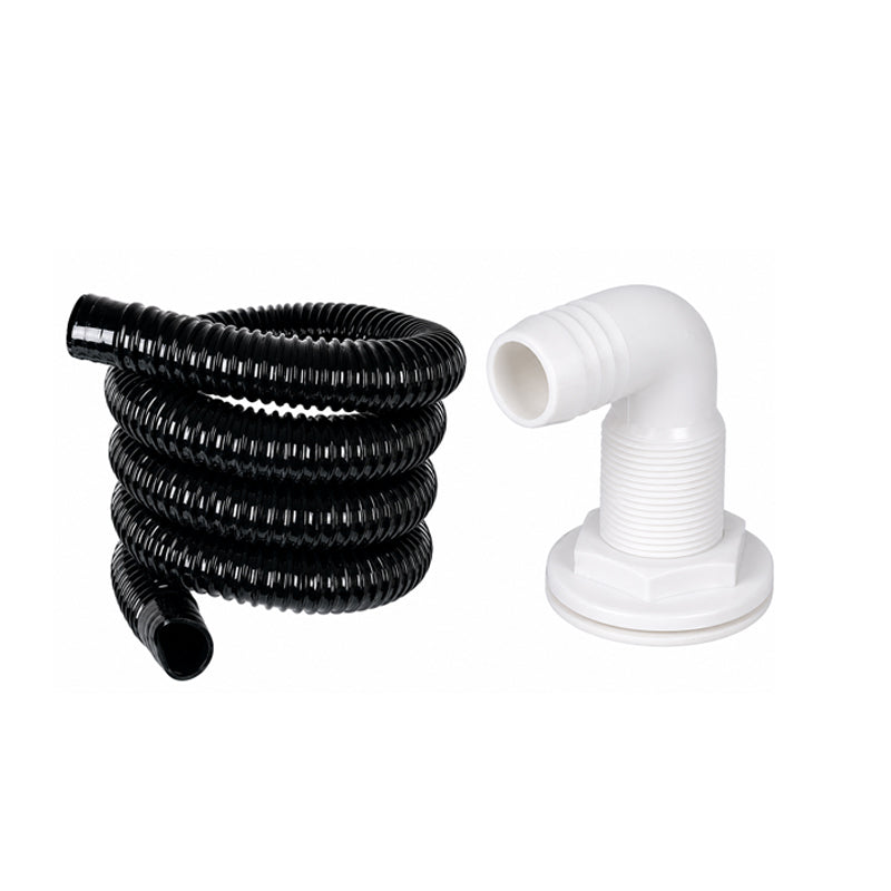 1100GPH Bilge Pump Discharge Hose Kit – EVA Flexible Hose with Check Valve | 29mm