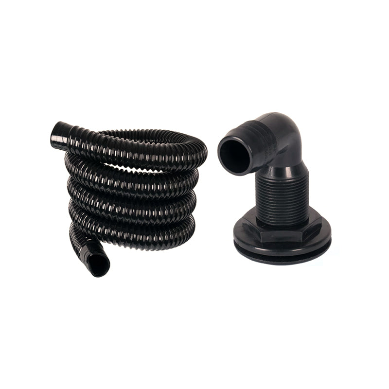 1100GPH Bilge Pump Discharge Hose Kit – EVA Flexible Hose with Check Valve | 29mm