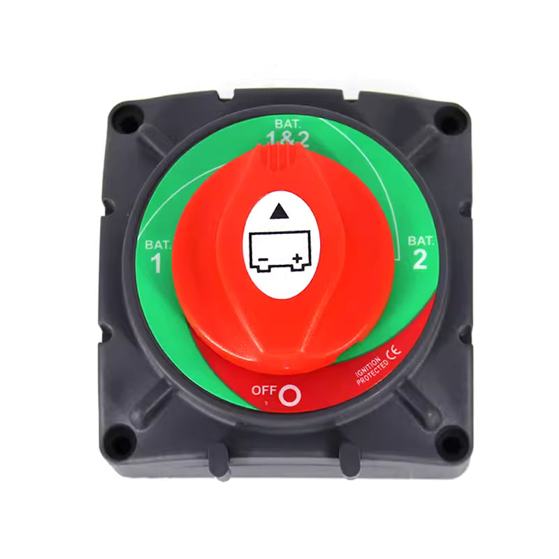 600A Heavy Duty Battery Master Switch – Marine & RV Main Power Disconnect 12V-48V