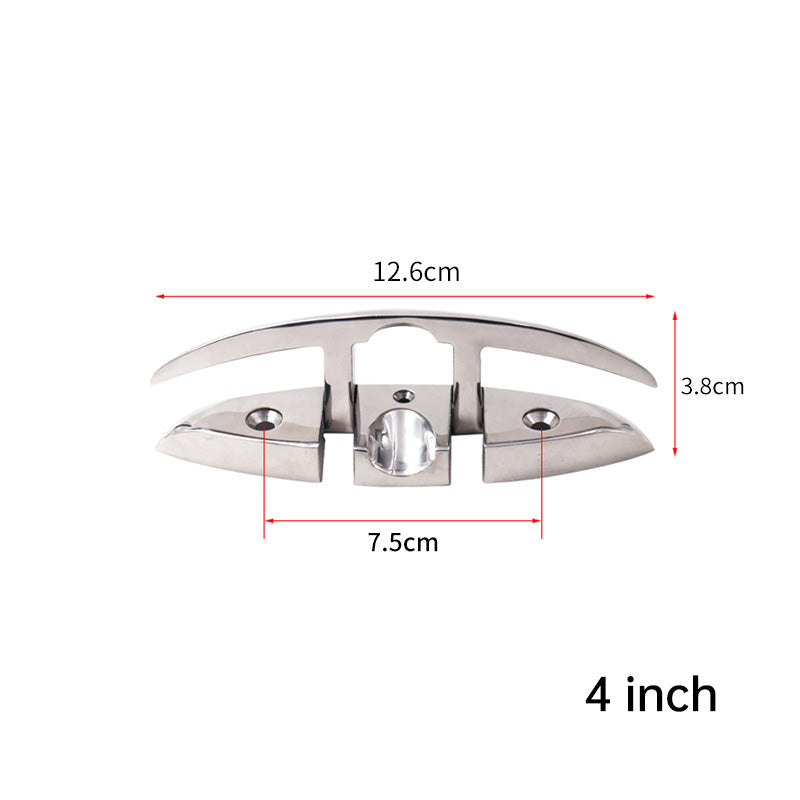 316 Stainless Steel Fold-Down Boat Cleat