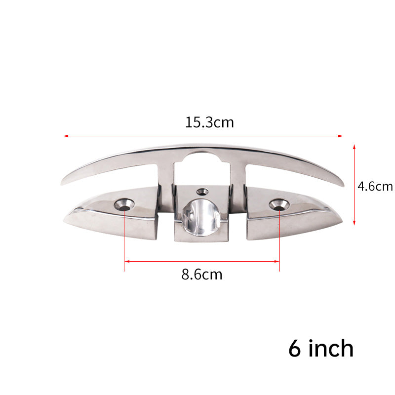 316 Stainless Steel Fold-Down Boat Cleat