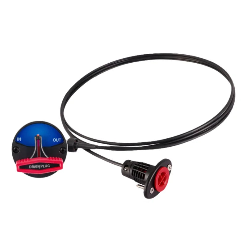 Remote Drain Plug System for Boat Livewell & Bilge Drain