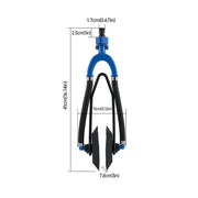 YM-SG-03F Square / double original option dimension diagram - 410 mm overall height