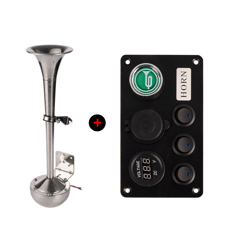 304 Stainless Steel Marine Electric Horn – Single/Dual Trumpet