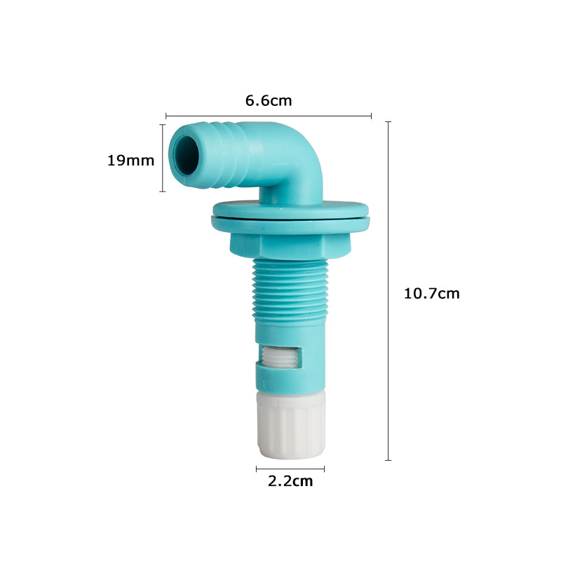 P19-28 Small original SKU diagram - 19 mm hose connection, 107 mm illustrated height