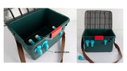 Original livewell tank installation examples with labelled water connections