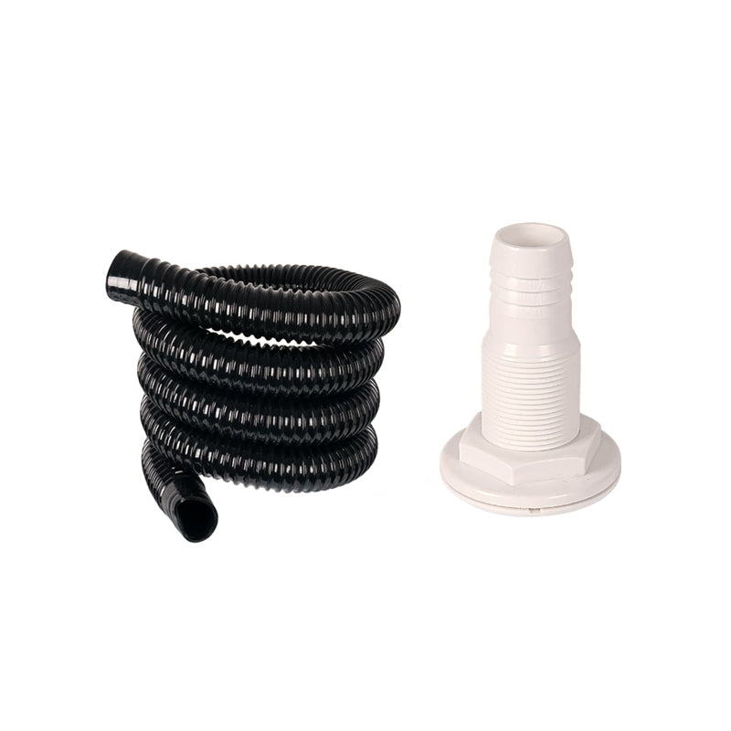 1100GPH Bilge Pump Discharge Hose Kit – EVA Flexible Hose with Check Valve | 29mm