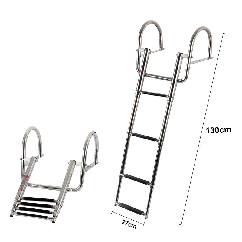 Stainless Steel Boat Swim Ladder – 3 & 4 Step | Telescoping, Folding & Under-Platform