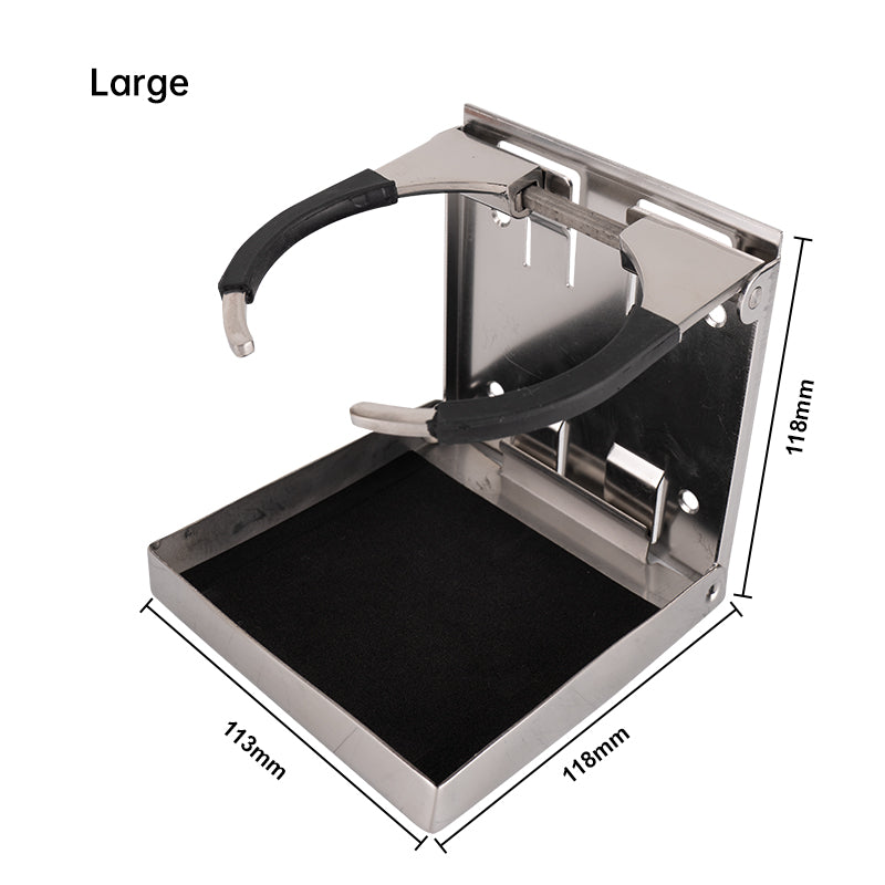 304 Stainless Steel Folding Drink Cup Holder