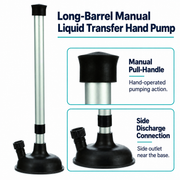 Long-Barrel Manual Liquid Transfer Hand Pump | visible product details