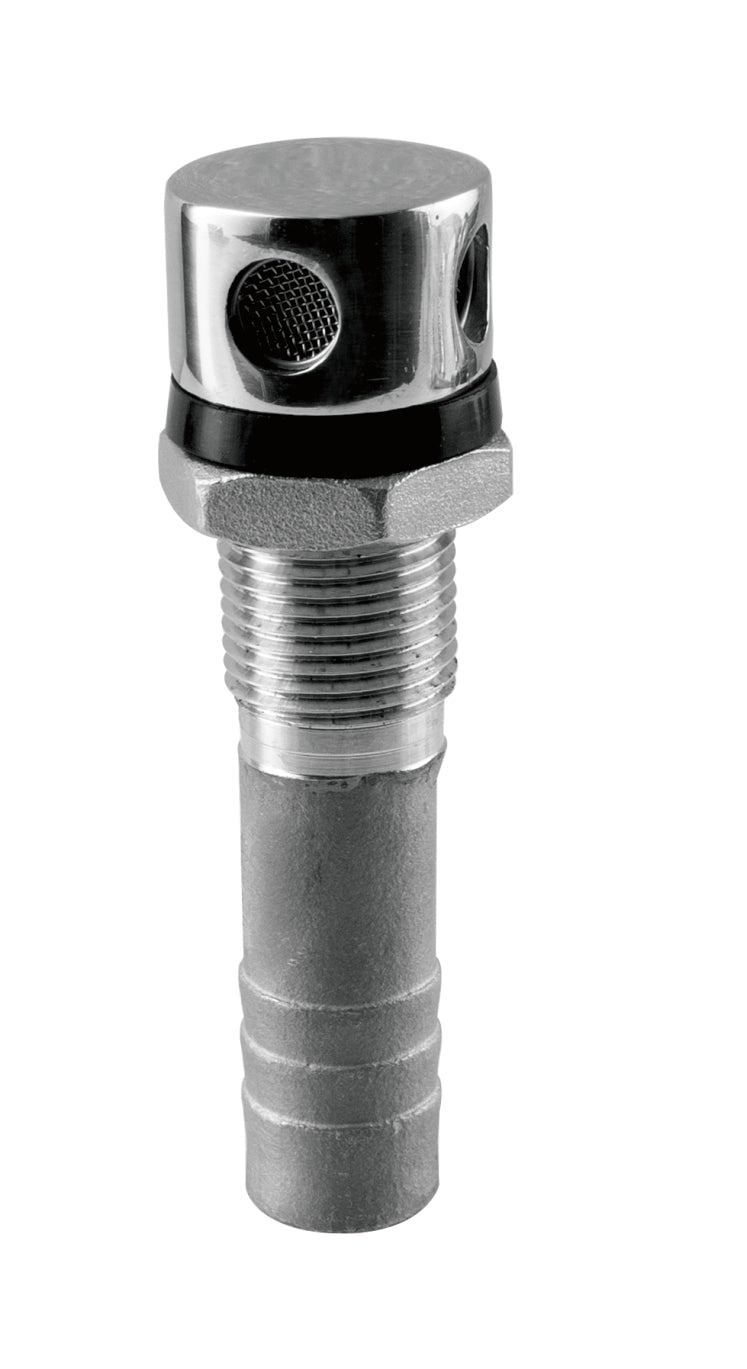 Straight – 2 Vents Long fuel vent fitting — original company photograph