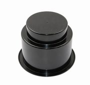 Black - No Drain Hole cup holder — original underside photograph