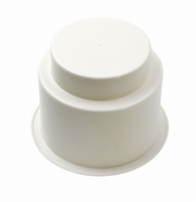 White - No Drain Hole cup holder — original underside photograph