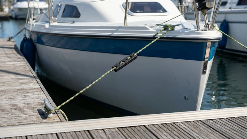 Rubber Dock Line Snubber for Boat Mooring - Rope Buffer, Three Size Options — additional product detail or configuration view
