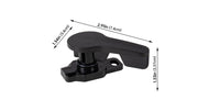 ABS Boat Deck Hatch Latch Handle - Quarter-Turn Replacement Lock Fitting — company-source example of use; other pictured objects are not included