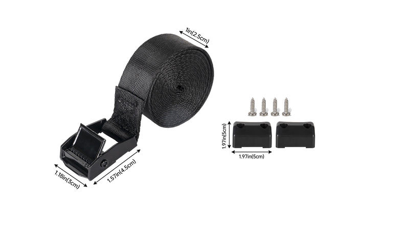Original diagram with 25 mm webbing, 45 by 30 mm buckle and 50 by 50 mm fixing blocks.