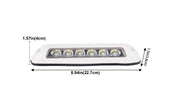 12V/24V RV LED Awning Light - Exterior Canopy & Camper Entry Lighting — company-source dimension drawing; match the depicted configuration