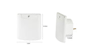 RV Exterior Power Socket with Dual USB & Magnetic Cover - 86-Type Panel — company-source dimension drawing; match the depicted configuration