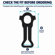RV Waste Water Holding Tank Towing Strap with Ball Hitch Connector — size or installation fit guide