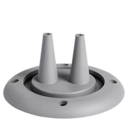 Gray dual cable entry boot YM-GXP-01h - original company SKU photograph