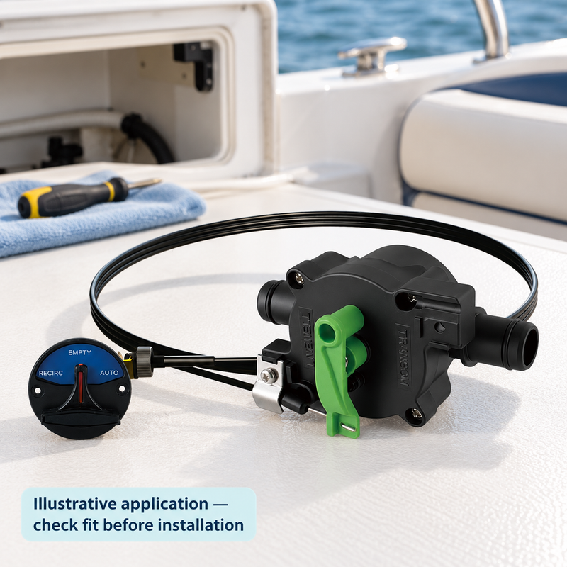 System 3 Livewell Water Control Valve - 3-Position Auto Boat Tank Control — illustrative use context